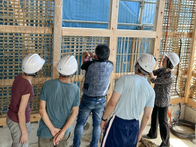 土壁塗り体験会 開催のお知らせ